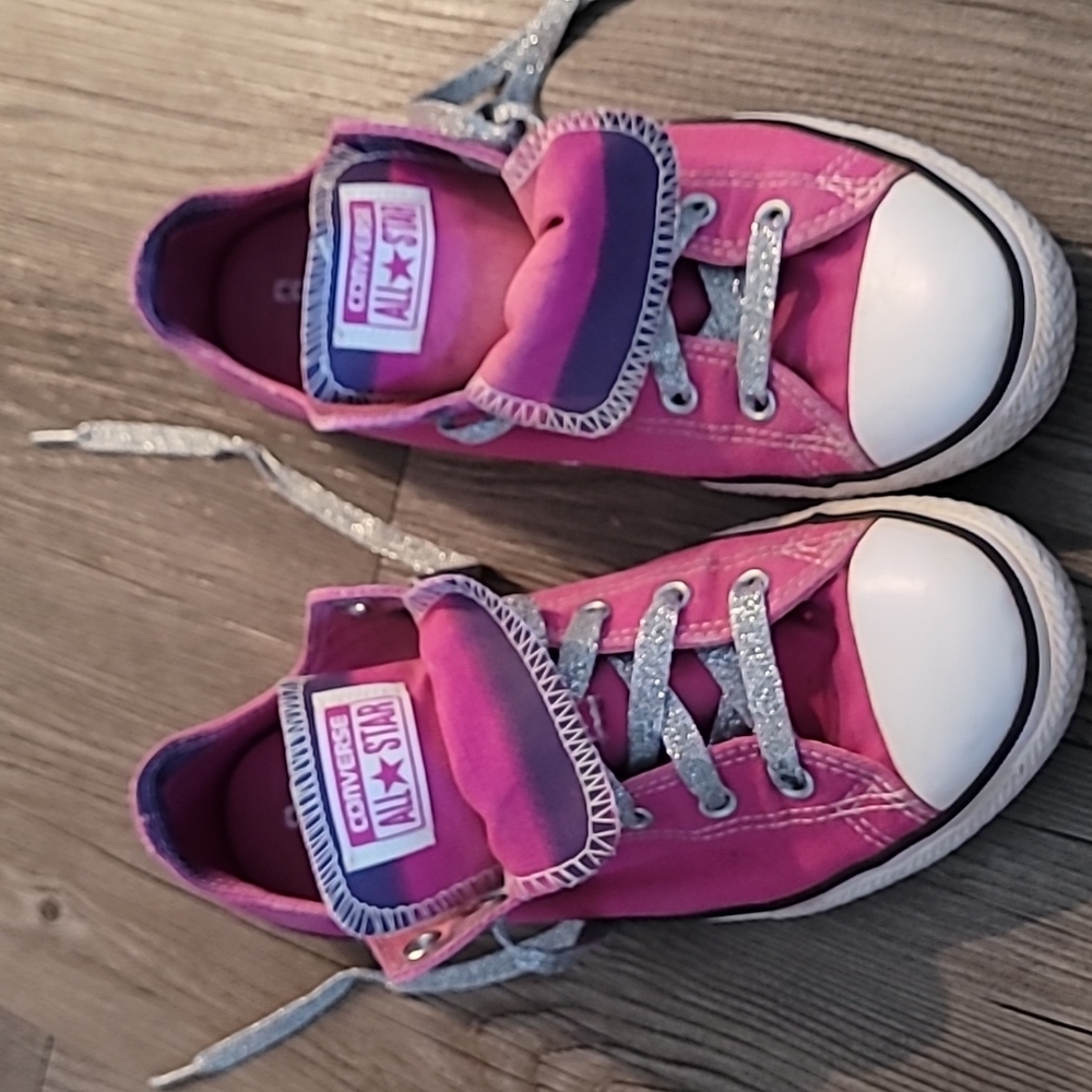Converse fushia juniors 6